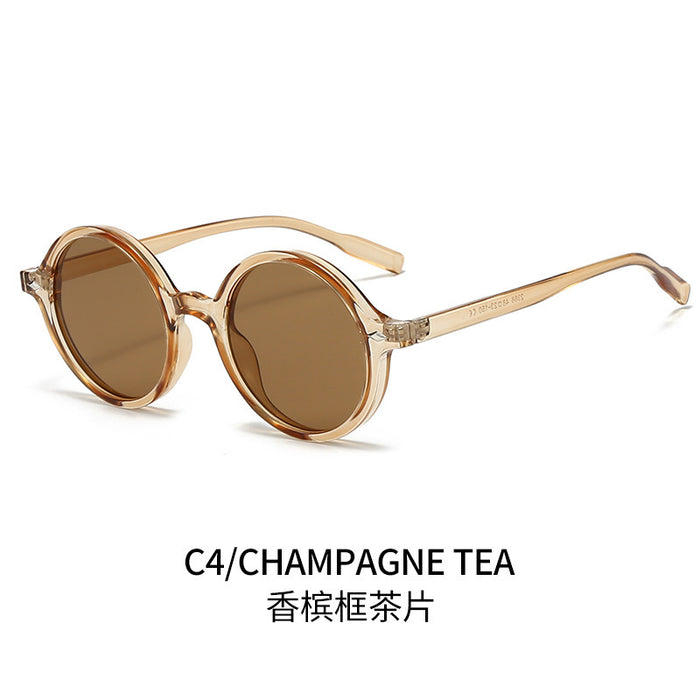 Lunettes de soleil ovales rétro Y2g Pure Champagne, style transfrontalier pour femmes