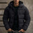 Men's Solid Color Hooded Velvet Cotton Clothes