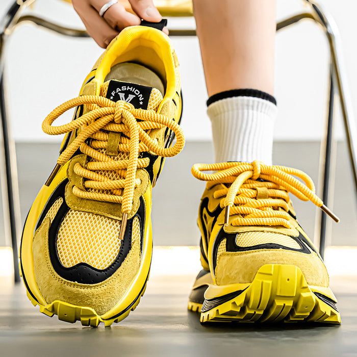 Zapatos de hombre de malla transpirables, versátiles y casuales.