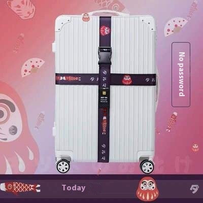 Sangle de valise avec verrouillage par mot de passe pour chariot de voyage