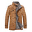 Men's Fashion Lapel Plush Leather Jacket