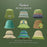 Beach Green Sun Hat Female Summer Foldable
