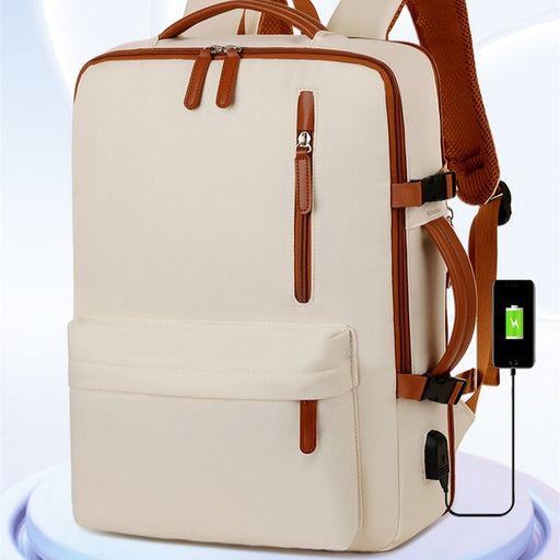 Sacoche d'ordinateur portable de voyage d'affaires avec port de chargement USB double épaule