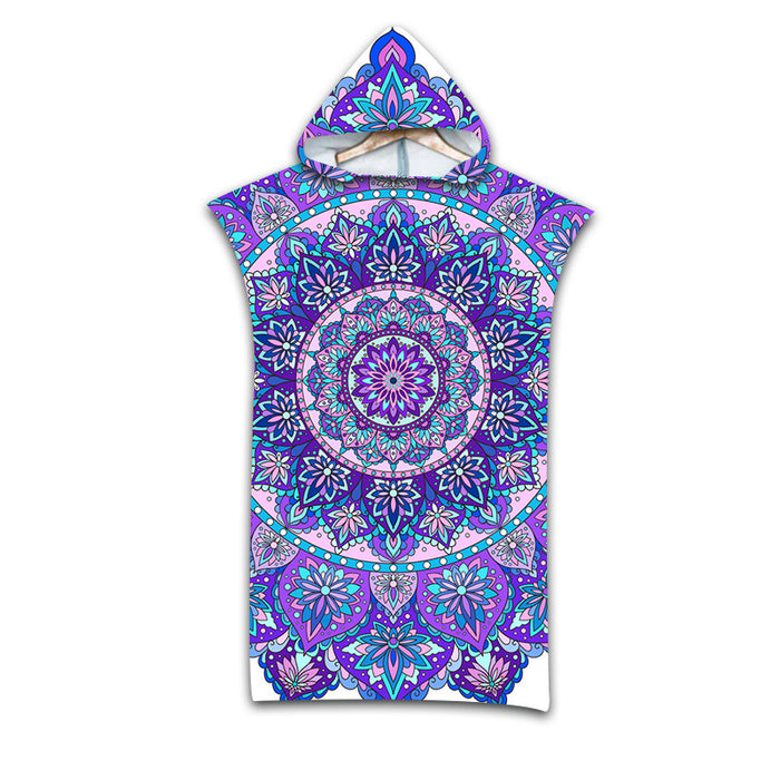 Beach Swimming Printing Wearable Pattern Bath Towel