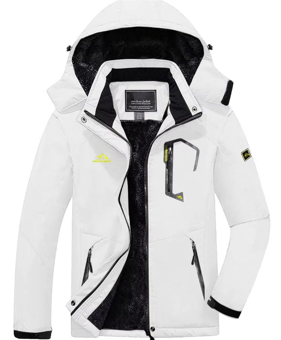 Nouvelle veste à capuche imperméable, thermique et coupe-vent pour homme, idéale pour l'automne et l'hiver.