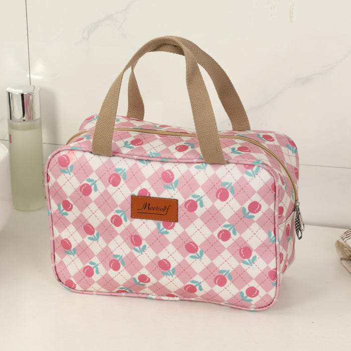 Trousse de Toilette de Voyage et d'Extérieur Portable et Grande Capacité