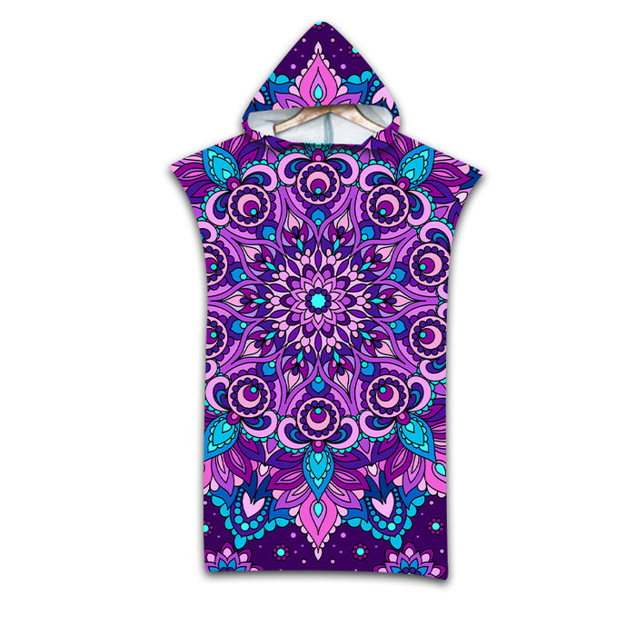 Beach Swimming Printing Wearable Pattern Bath Towel