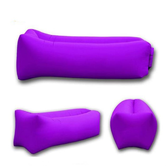 Inflatable Lazy Sofa Outdoor Beach Camping Sleeping Bag Airbed Portable Air Sofa