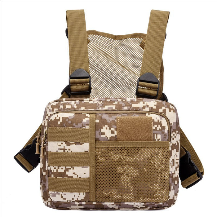 Sac de poitrine tactique décontracté pour homme