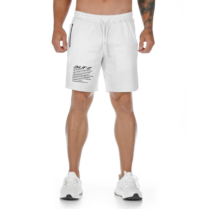 Nuevos pantalones cortos de fitness Muscle Workout Brothers para deportes de fitness, correr, transpirables, ajustados.