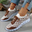 Zapatillas Flyknit con cordones y cuadros en bloques de color, de malla, informales, transpirables, para caminar y correr, para mujer