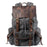 Casual Retro Drawstring Men's Oil Wax Canvas Travel Backpack
