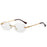 Metal Frame Oval Punk Multicolor Colorful Sun Glasses