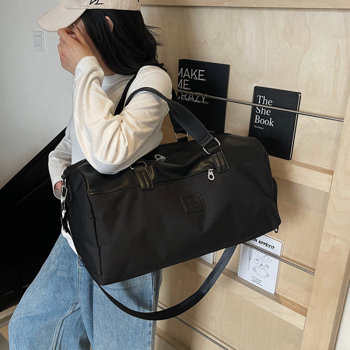 Bolso bandolera de viaje de gran capacidad y alta calidad.