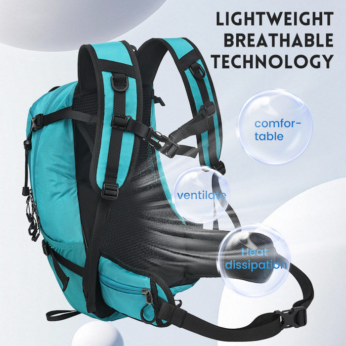 Mochila de senderismo impermeable multifuncional para exteriores, gran capacidad, ligera, plegable, para viajes
