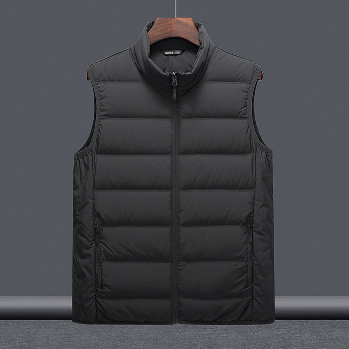 Thickened Down Jacket Stand-Up Collar Lightweight Couples Vest Outerwear