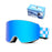 Lunettes de ski sphériques, lunettes de ski double couche antibuée