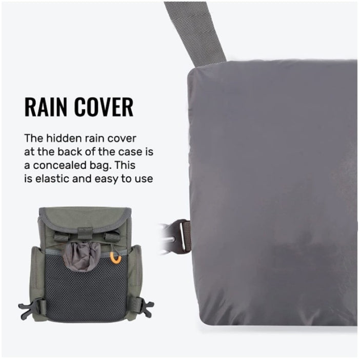 Outdoor Hunting Telescope Bag Adjustable Binoculars Chest Pack Camouflage