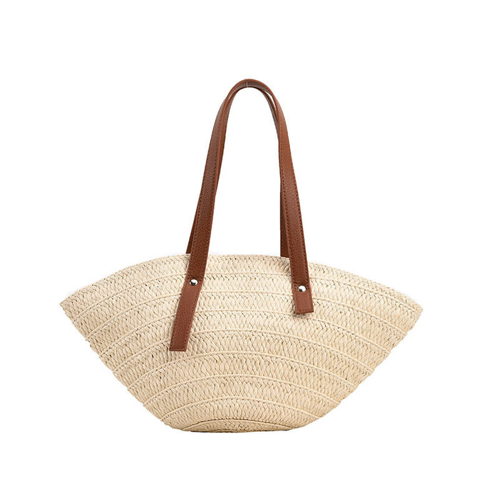 Beach straw hat woven handbag