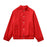 Womens Fashionable Round-Neck Solid-Color Wool Coat