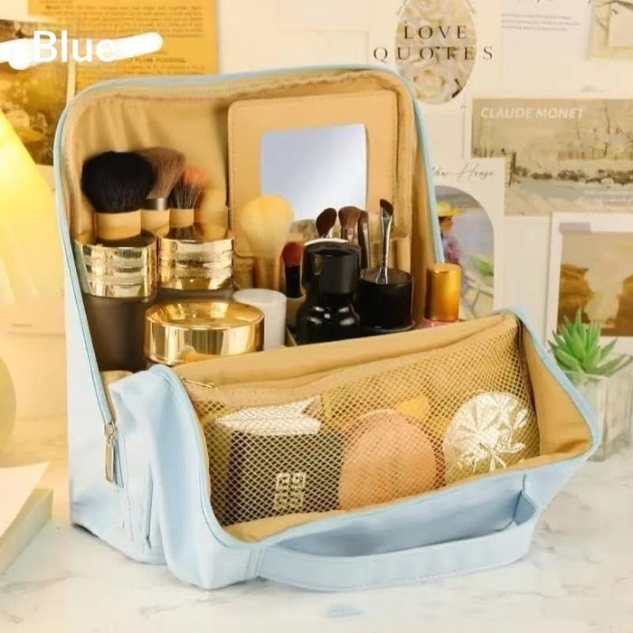 Handheld Partitioned Organizer With A Premium Portable Design
