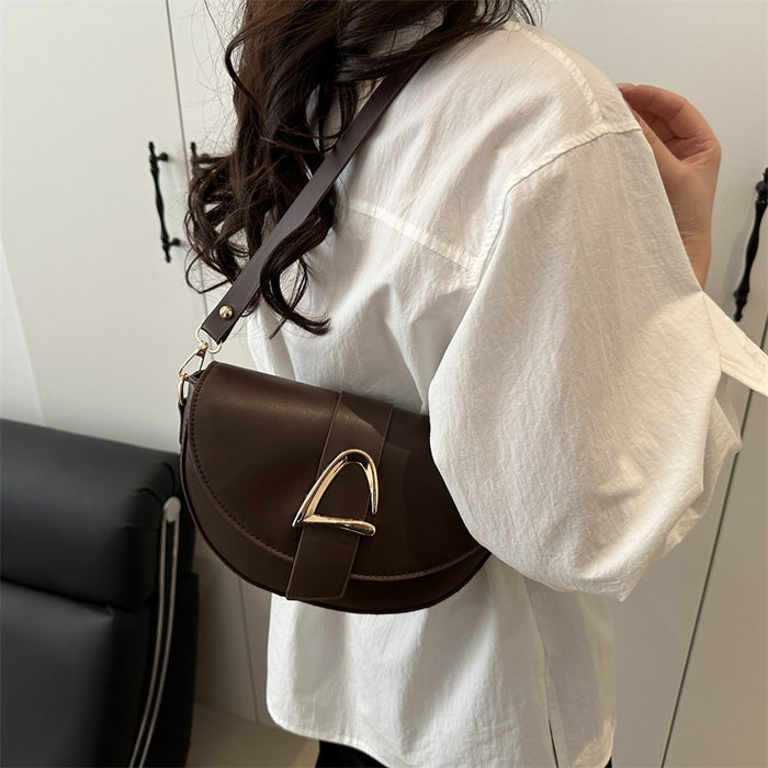 Sac à bandoulière de luxe, élégant, de niche, en forme de selle