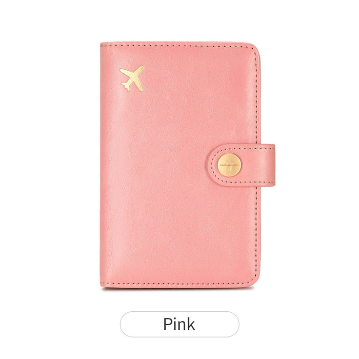 Bag Simple And Portable Multifunctional Passport Holder Fashion Document Storage Protective Cover
