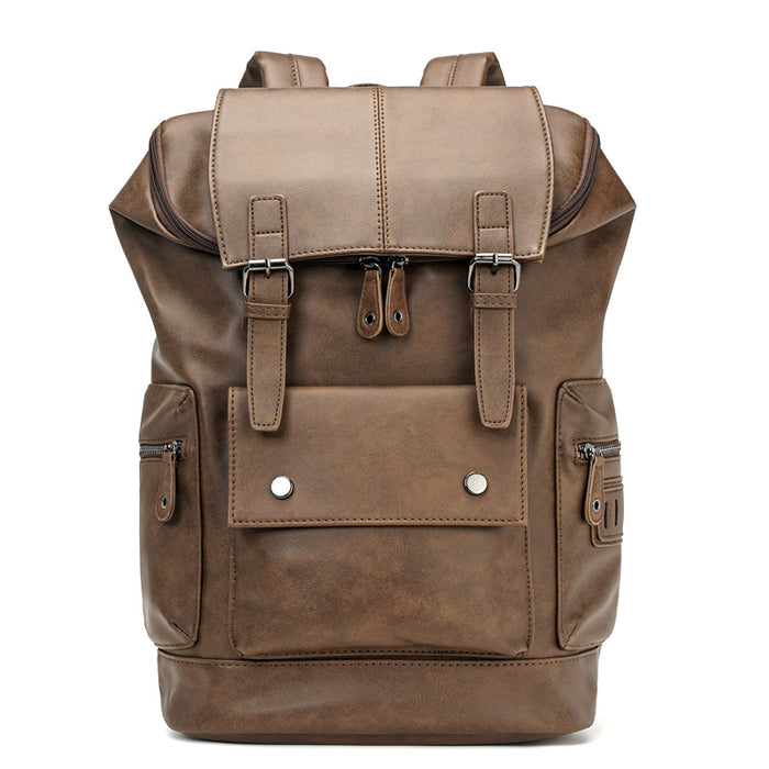 Large Capacity Men's Backpack Korean Casual Retro