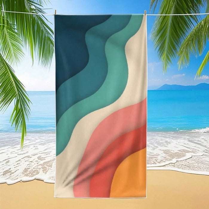 Creative Printing Quick-drying Microfiber Beach Towel