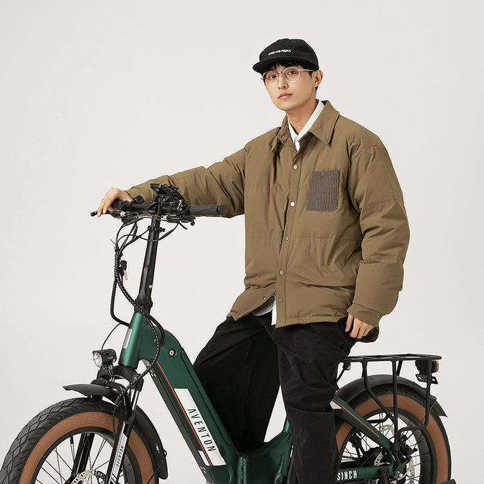 Men's Fashionable Waterproof Light Shirt Down Jacket