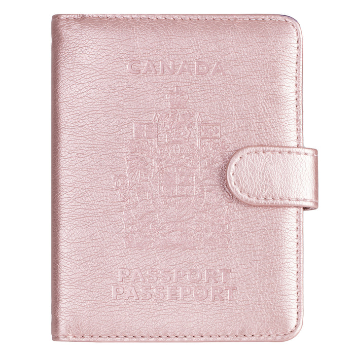 Buckle Canadian Anti-magnetic Passport Cover