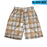 Men's Plaid Shorts Casual Beach Pants
