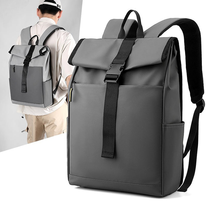 Sac à dos de mode décontracté pour hommes et femmes, nouveau sac à dos pour ordinateur portable, en tissu Oxford imperméable, sac à dos de voyage courte distance pour hommes, noir