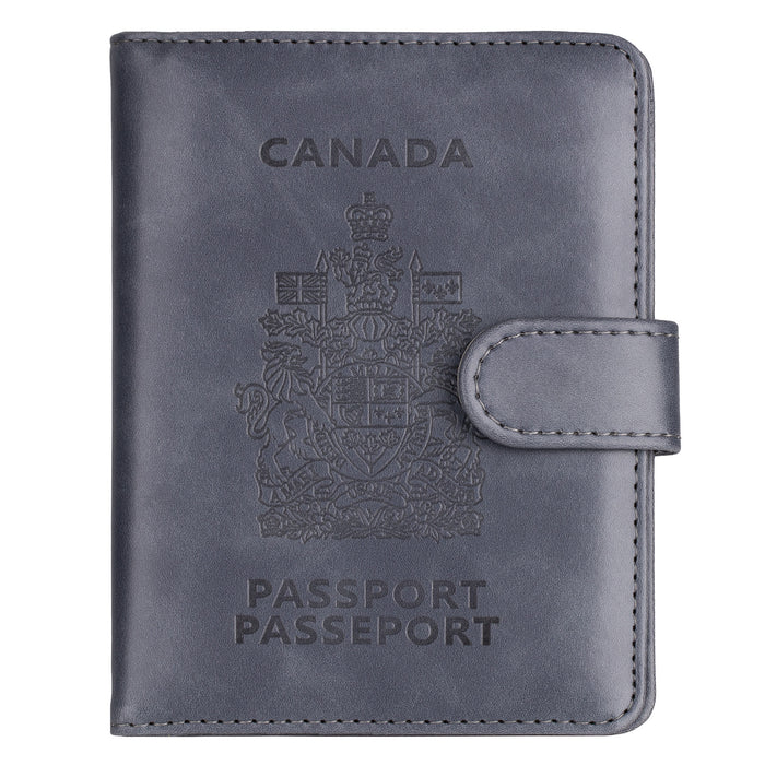 Buckle Canadian Anti-magnetic Passport Cover