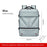 Sac pour ordinateur portable à grande capacité, résistant à l'eau et extensible, idéal pour les voyages d'affaires