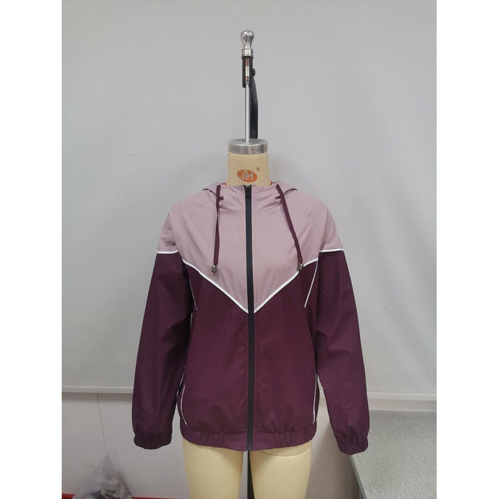 Women's Jacket Hooded Waterproof Jacket Coat Top