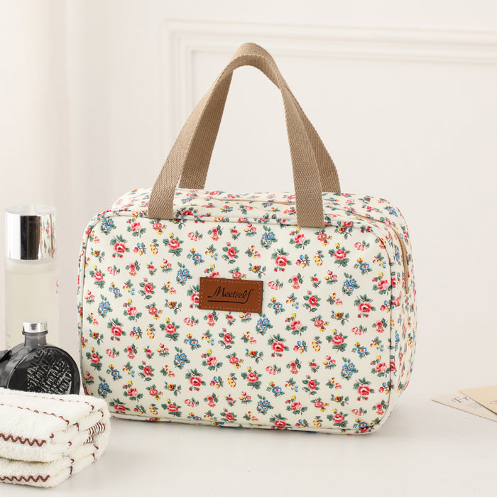 Trousse de Toilette de Voyage et d'Extérieur Portable et Grande Capacité