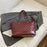 Simple Handheld Crossbody Bag With Patchwork