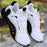 Zapatillas deportivas con cordones y diseño de bloques de color para hombre, transpirables, de caña baja, para correr y caminar.