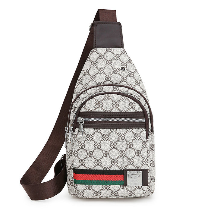 Nueva mochila informal de piel sintética suave con contraste de colores para hombre y mujer, bandolera de viaje, pequeña y moderna.