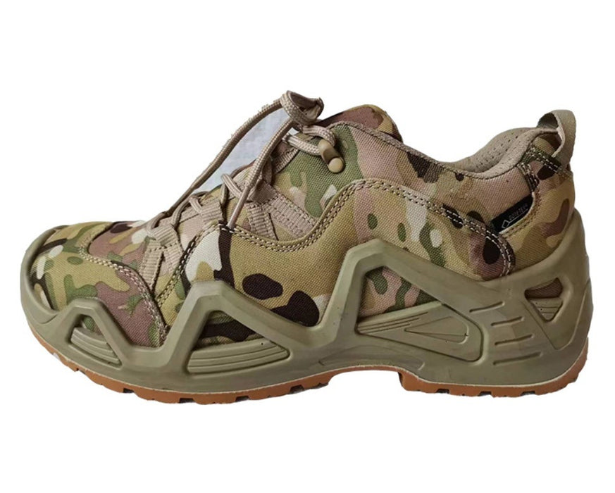 Chaussures de randonnée montantes et mi-montantes militaires pour l'entraînement en extérieur et les bottes de combat militaires