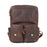 Mochila vintage de cuero Crazy Horse de gran capacidad