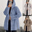 Hooded Loose Plush Coat Women's Regular Sleeve