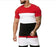 T-shirt à manches courtes assorti pour hommes, idéal pour les sports et loisirs de plein air