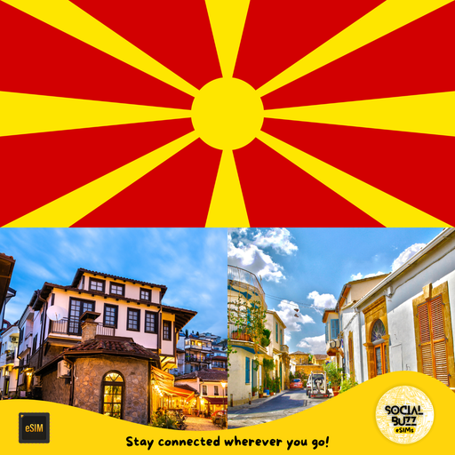 Plan de datos Internet eSIM de Macedonia del Norte 