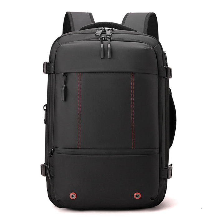 Men's Belt Password Lock Business Backpack Scalable Backpack
