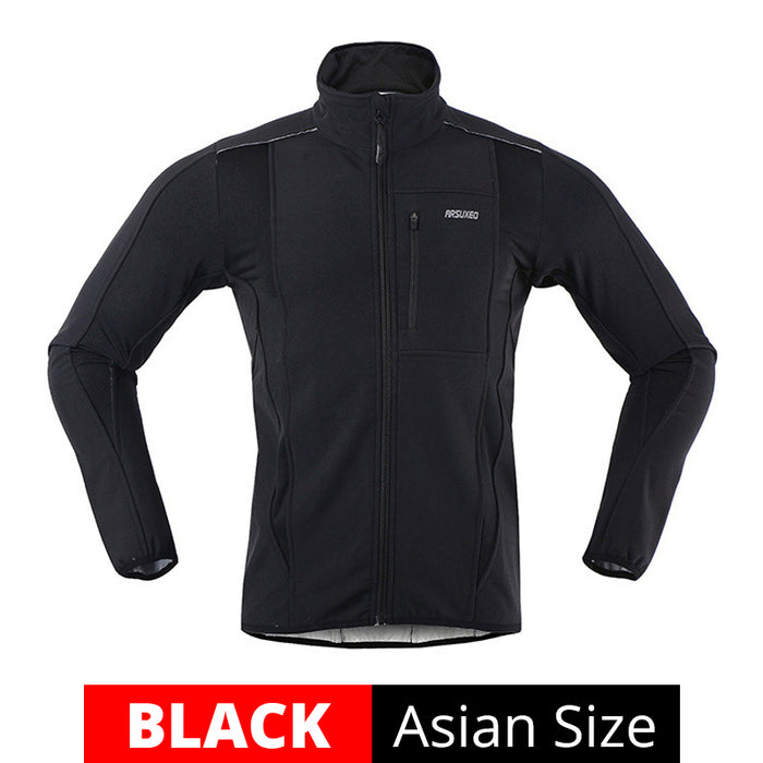 Fleece warm three layer cycling Coat Jacket Top