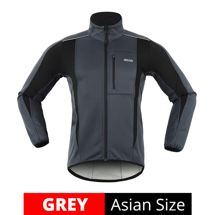 Fleece warm three layer cycling Coat Jacket Top