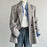 Womens Solid-Color Short Loose-Fit Double-Faced Cashmere Coat