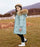 Children's Down Jacket Mid-length Western Style Fashionable Winter Clothes Coat